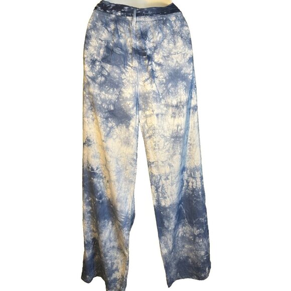 Cloth & Stone Anthropologie Venice Wide Leg Pants Size Small Tie Dye Flowy Boho - Picture 3 of 6